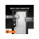 Входная дверь Termo mirror Букле черный/Белый матовый
